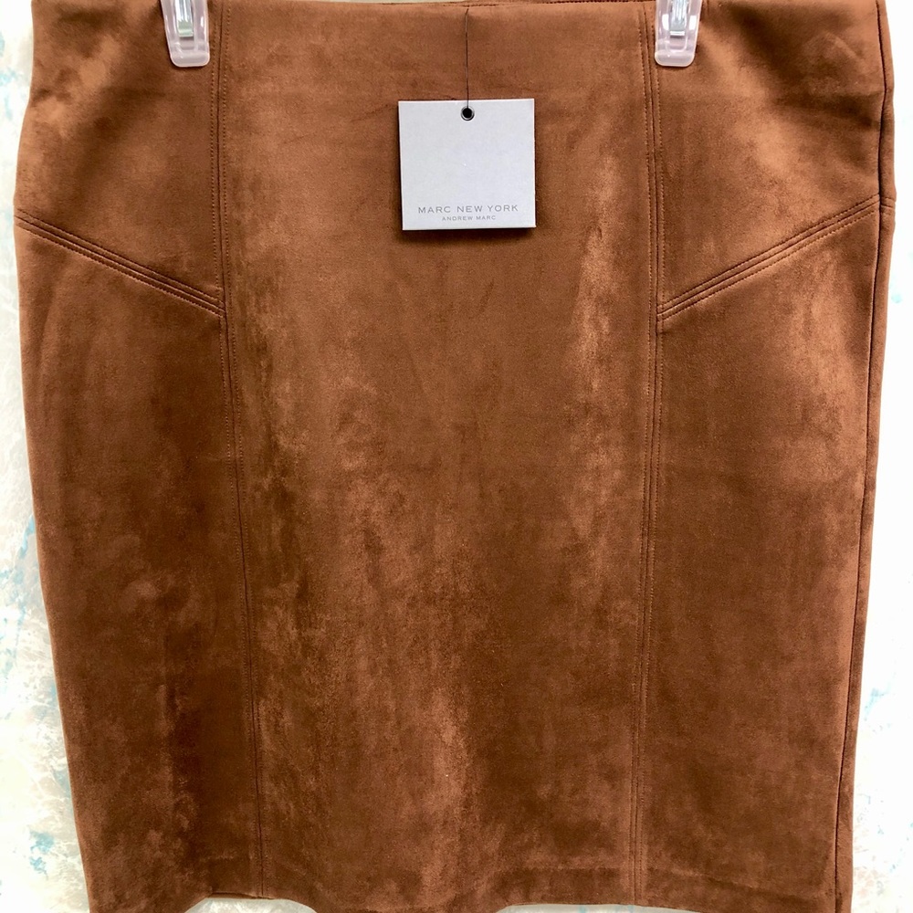 Andrew Marc Suede Skirt